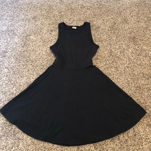 A black dress